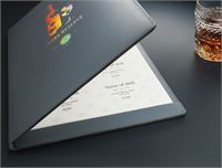 PORTA MENU A4 IN PELLE